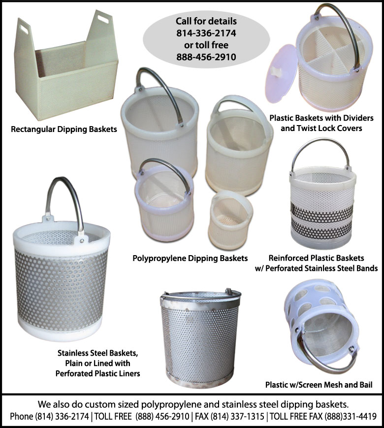Home Dipping Basket Brochure Photo of dipping baskets